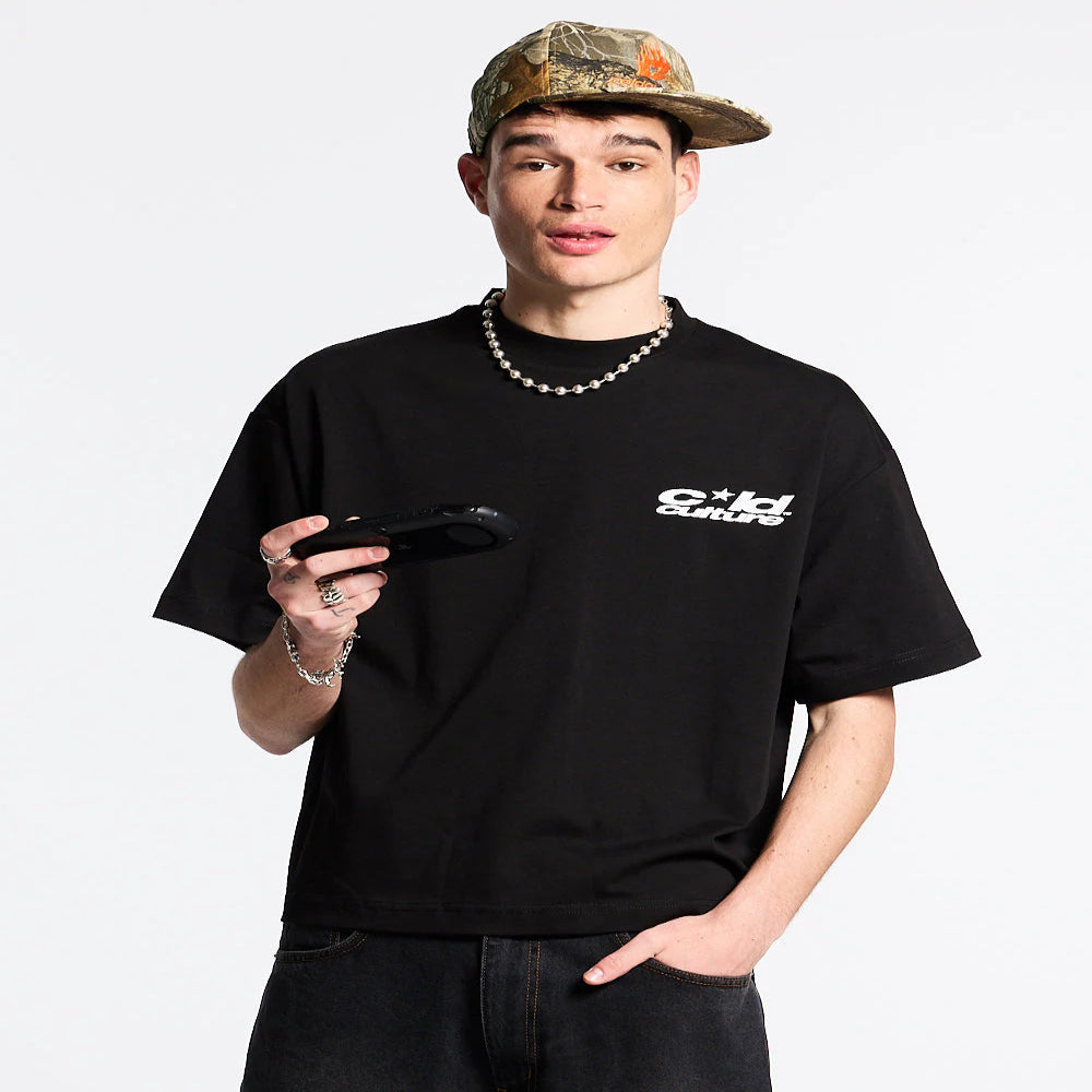 REGEN 'ART ON HANDS' TEE BLACK